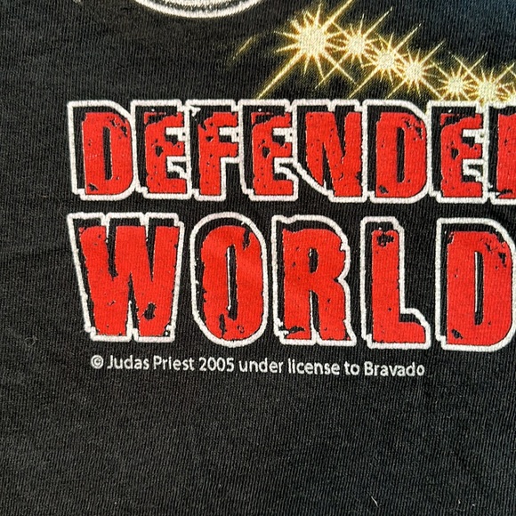 Judas Priest Defenders of the Faith 1984 Tour Shirt 2005 REISSUE NWT Read Detail - Picture 3 of 12